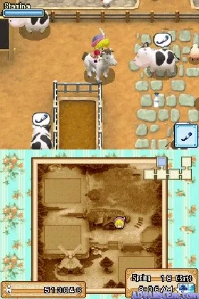 Harvest Moon DS - Grand Bazaar (USA) screen shot game playing